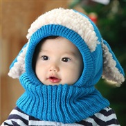 child hat Autumn and Winter style  Korea lovely samll dog shawl one-piece warm woolen