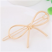 occidental style fashion  Metal bow personality Word