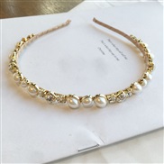 Korea Pearl diamond Headband sweet temperament all-Purpose woman Headband