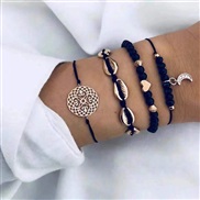 occidental style bracelet set personality meteor Moon geometry