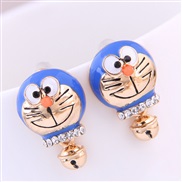 fine  Korean style fashion  sweetOL cat personality ear stud