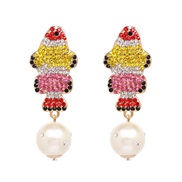 (White color )earring...