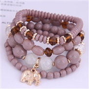 occidental style trend  Bohemia noble wind mash up Metal samll temperament multilayer bracelet