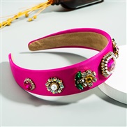 ( rose Red)width eadband lady gem Korea diamond eadband Rhinestone eadband