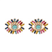 ( Color)angel eyes earrings earring arring woman Korea personality ear stud