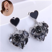 Korean style fashion sweetOL concise bright sweet love personality ear stud