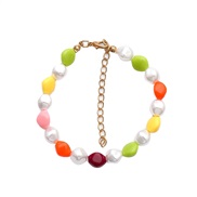 occidental style wind retro wind imitate Pearl brief fashionO ethnic style bracelet