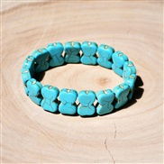 (B )more style Bohemia ethnic style handmade retro turquoise bracelet retro fashion man lady