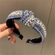 ( blue)Korean styleins retro chain woolen weave eadband width eadband temperament all-Purpose