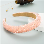 ( champagne)spring occidental style retro eadband width fashion Korea big crystal eadband