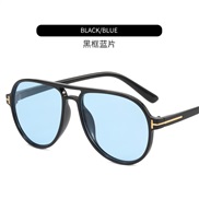 ( Black frame  blue  Lens ) ord Double sunglass man woman  Outdoor man Sunglasses