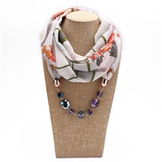 ( white)Chiffon neckl...