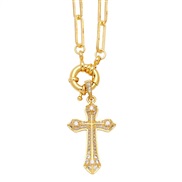 (zircon ) cross neckl...