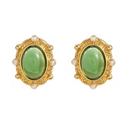 ( green)bronze earrin...