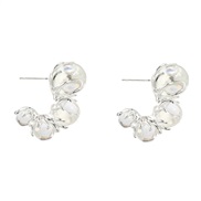 ( white)bronze earrin...