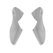 ( Silver)autumn Alloy earrings occidental style exaggerating Earring woman fashion Metal ear studearrings