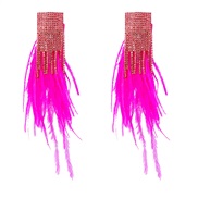 ( rose Red)feather bi...