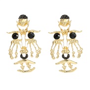 ( black)medium earrin...