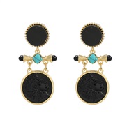 ( black)medium earrin...