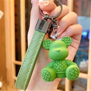 ( green) key buckle fashion man personality samll key chain bag bag hanging ornaments woman key circle