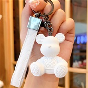 ( white) key buckle fashion man personality samll key chain bag bag hanging ornaments woman key circle