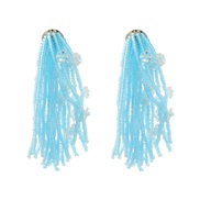 ( blue) tassel earrin...