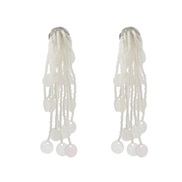 ( white) tassel earri...