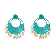 ( blue) earrings occi...