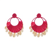 ( rose Red) earrings ...