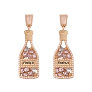 (Finally21) Word all-Purpose trend fashion temperament earrings Earring woman