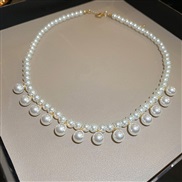 ( necklace  white cir...