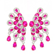 ( rose Red)earrings o...