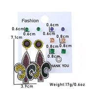 (4 ) earrings set sup...