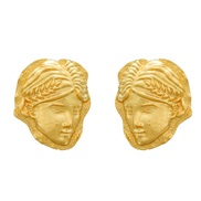 ( Gold)occidental style retro earrings Alloy Earring woman fashion samll style ear stud Bohemia Nation