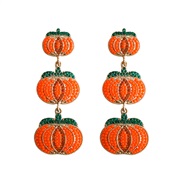 ( Orange) gift earrin...