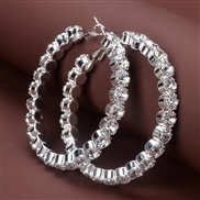 fashion concise shine zircon temperament lady circle