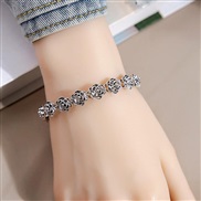 (S264)occidental style rose retro wind Metal flowers bracelet samll temperament