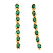 ( green) Earring retr...