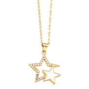 ( white)star necklace...