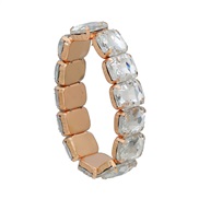 ( white)bracelet occidental style bracelet woman fully-jewelled trend punk style