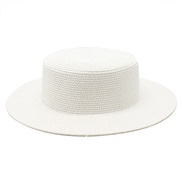 (M56-58cm)( white) color straw hat woman summer samll Sandy beach hat sun hat