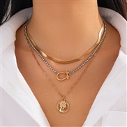 ( 4  Gold necklaceSui...