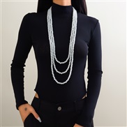 ( 2  White K necklace...