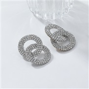 ( Silver)Round earrin...