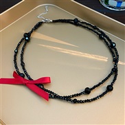 ( necklace  black) fa...