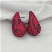 ( red) drop ear stud ...