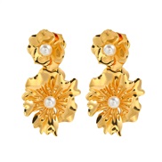 ( Gold)gold petal Ear...