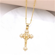 ( Gold) cross pendant...