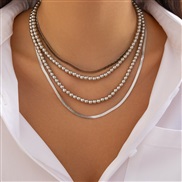 ( White k necklace 55...