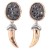 Animal horn retro vintage  earrings pendant personalized  trendy high-end light luxury earrings